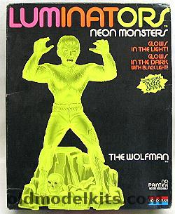 Monogram 1/8 The Wolfman Luminators (ex-Aurora), 1621 plastic model kit